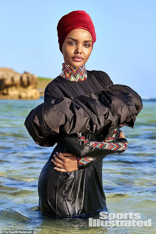 Muslim model Halima Aden makes history as the first woman to pose for Sports Illustrated’s iconic Swimsuit Issue
